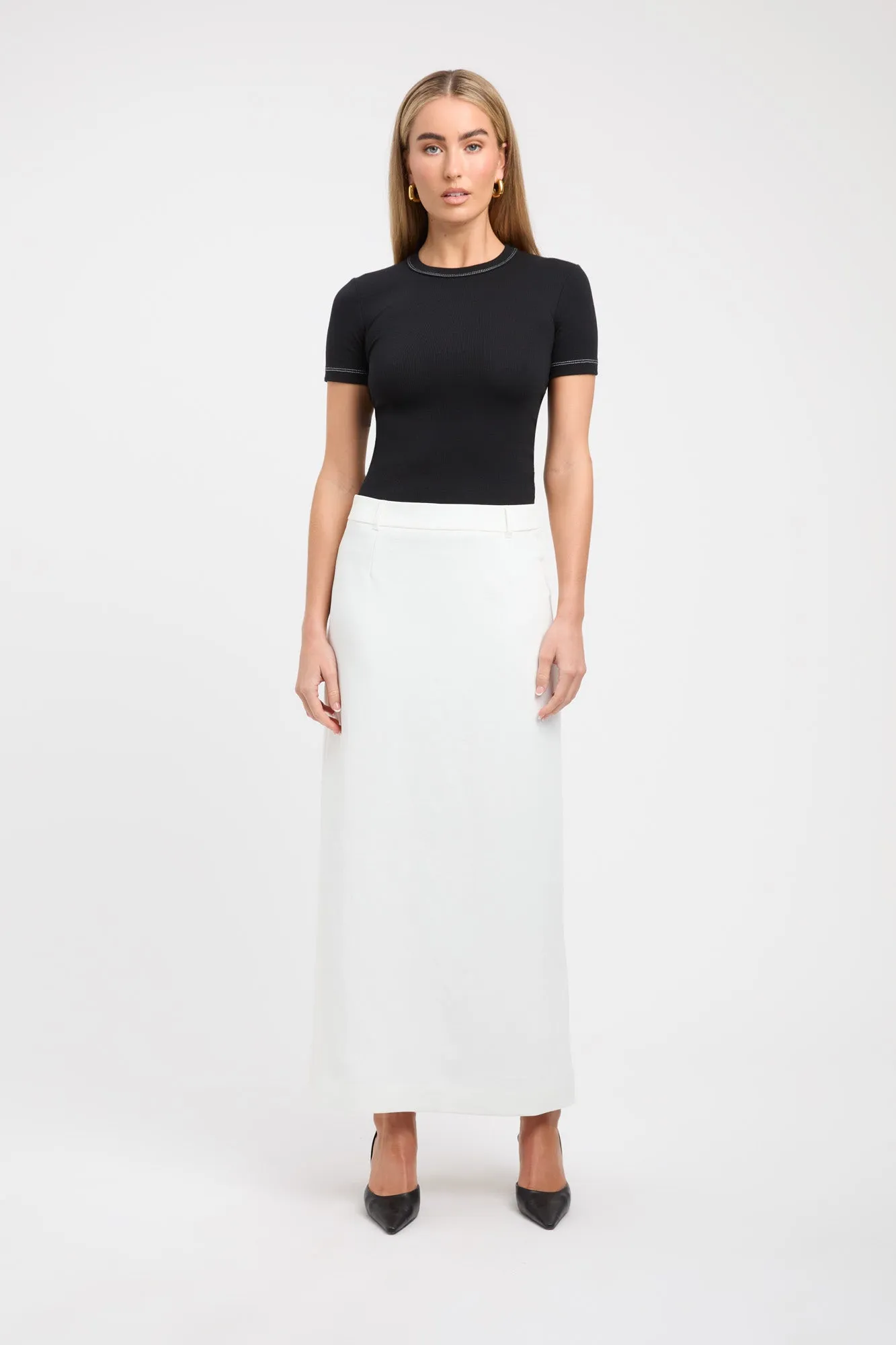 Contrast Tee sold by Kookai