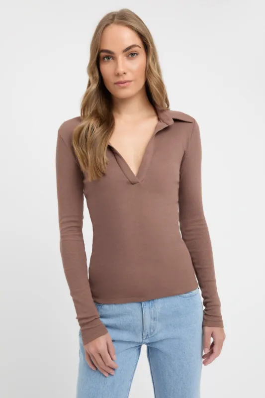Natalia Long Sleeve Top made by Kookai