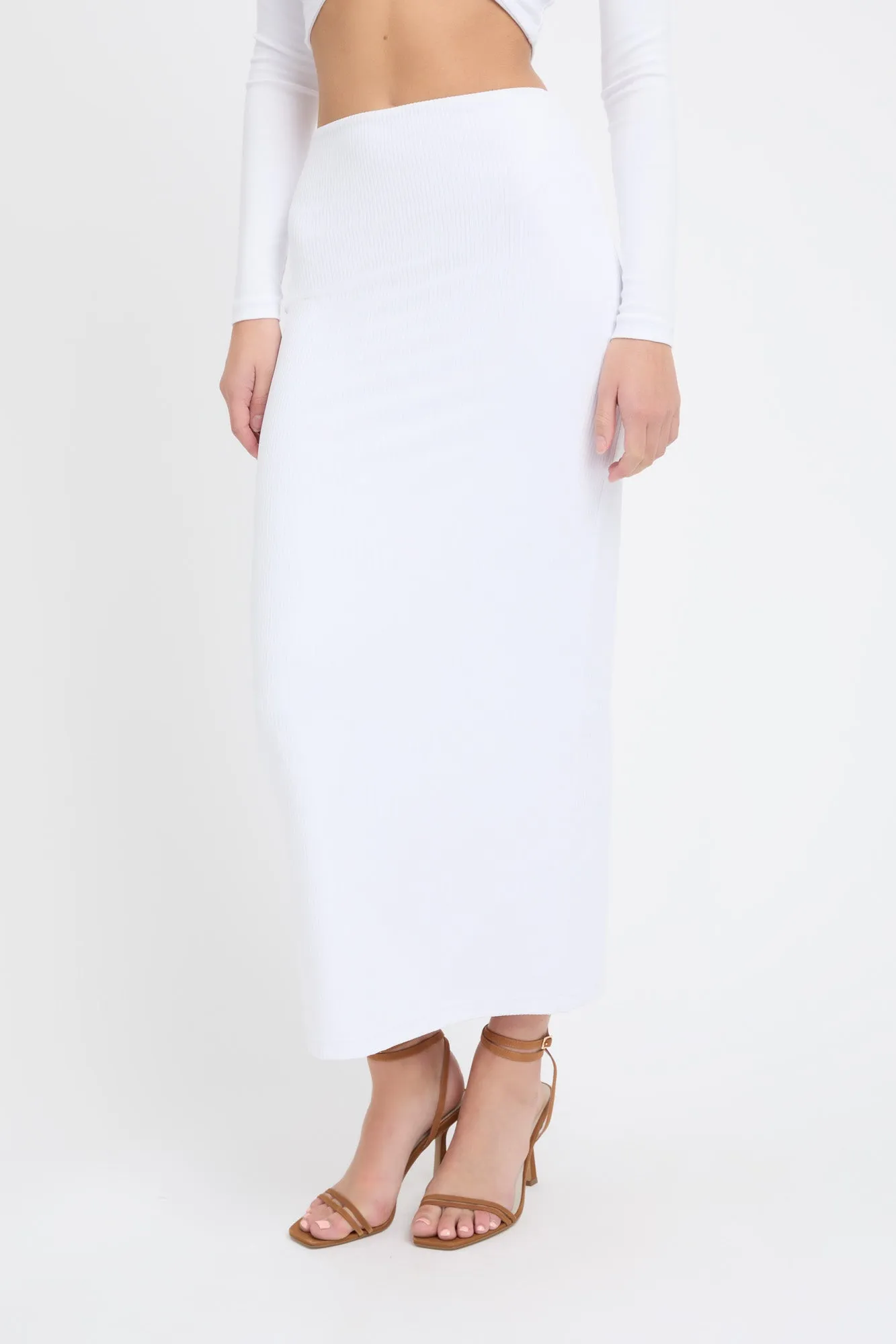 Staple Rib Midi Skirt sold by Kookai product image thumbnail 2