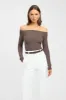 Madison Off Shoulder Top sold by Kookai