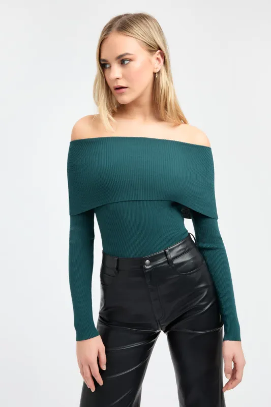 Lola Fold-Down Top sold by Kookai