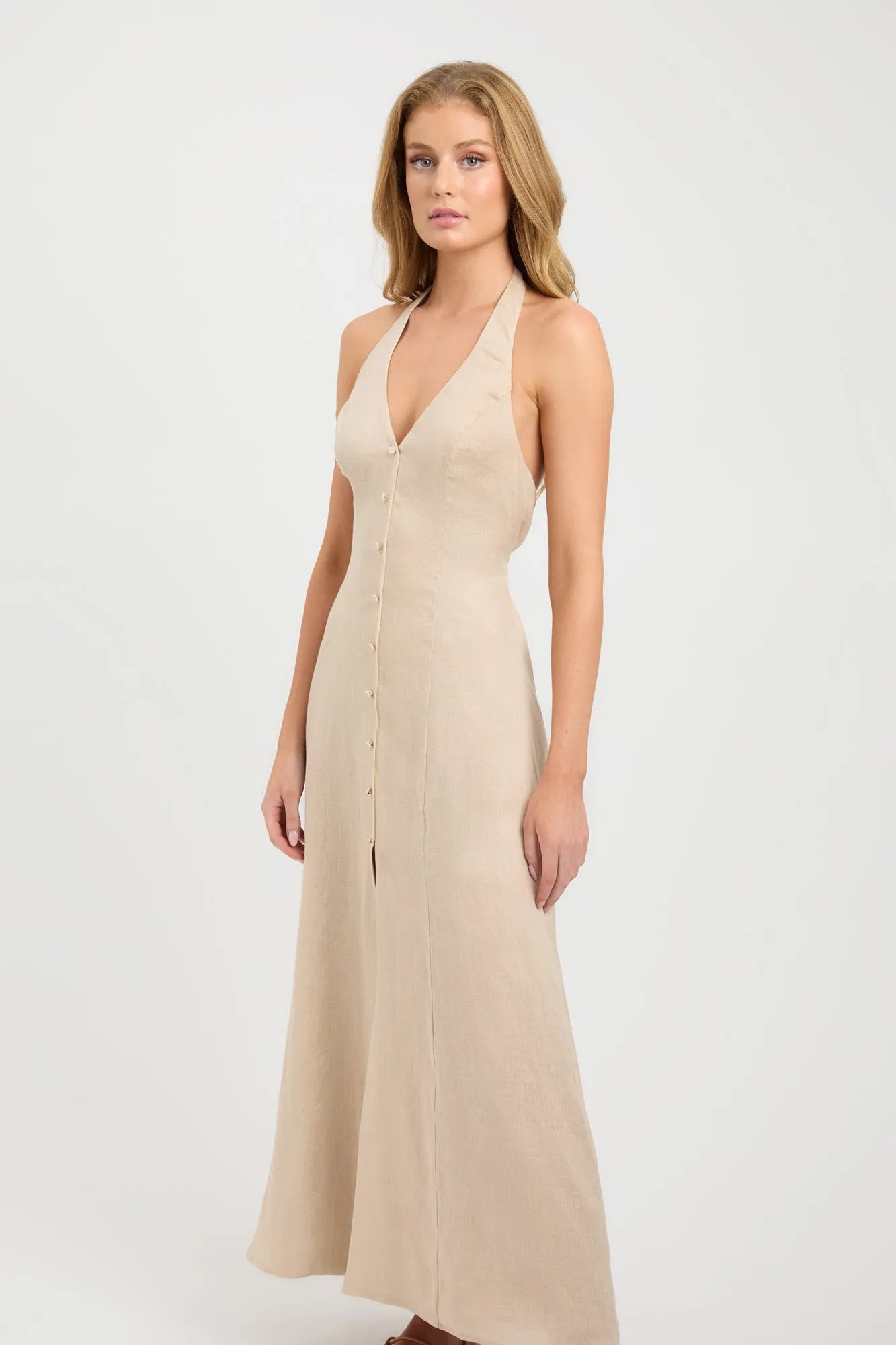 Tahiti Button Midi Dress sold by Kookai product image thumbnail 3