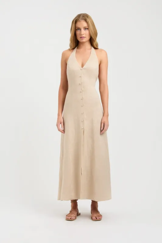 Tahiti Button Midi Dress sold by Kookai