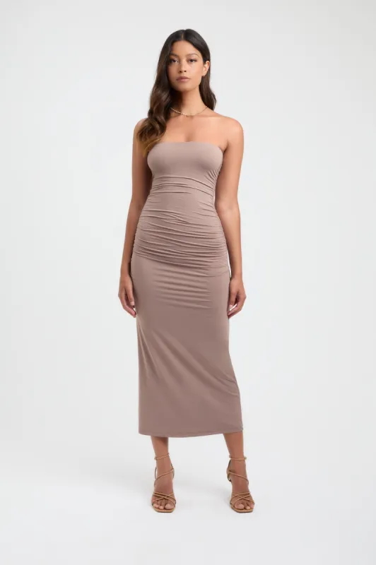 Elise Strapless Dress sold by Kookai