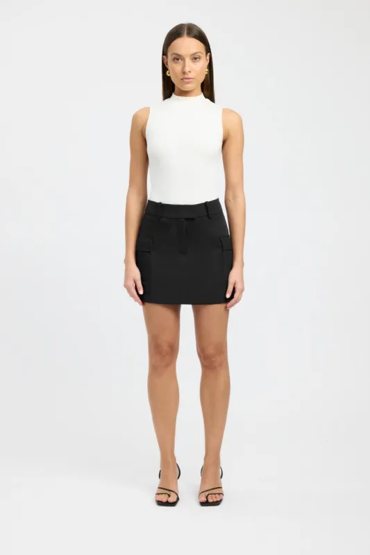 Ariel Cargo Mini Skirt sold by Kookai