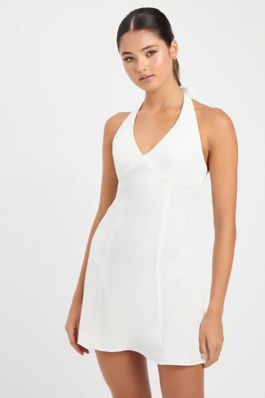 Hayman Halter Mini Dress sold by Kookai