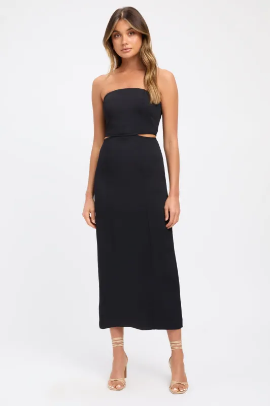 Oyster Cut Out Midi Dress sold by Kookai