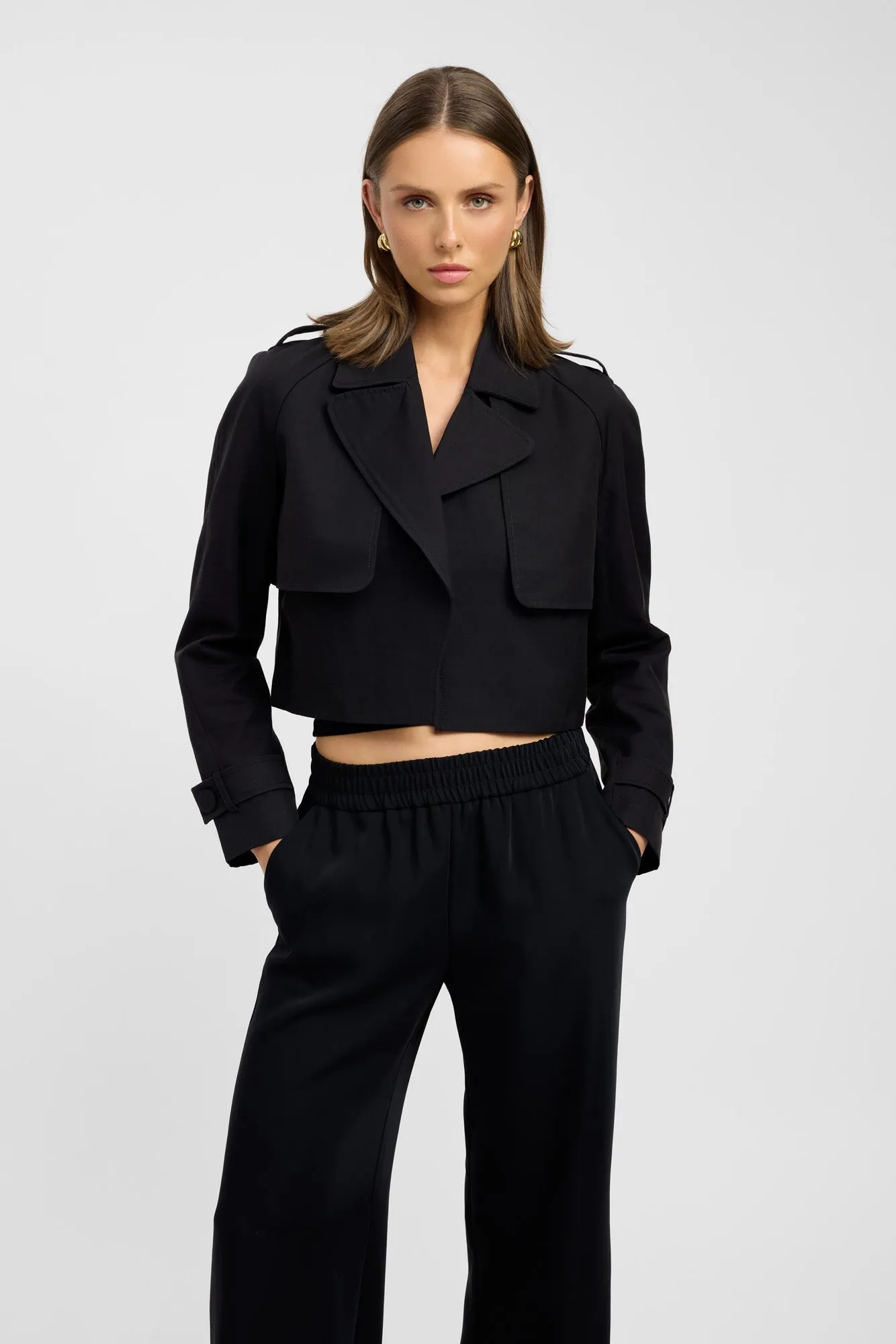 Willa Cropped Trench sold by Kookai product image thumbnail 2