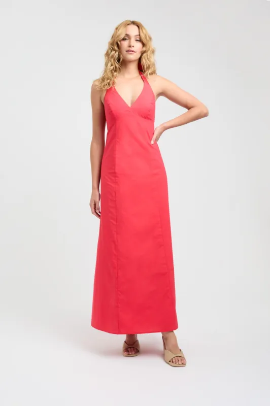 Poplin Vee Halter Dress sold by Kookai