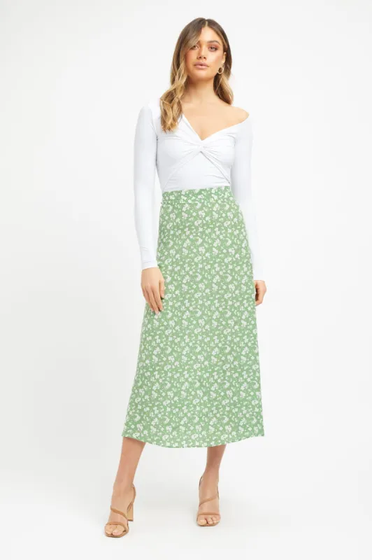 Becky Midi Skirt sold by Kookai