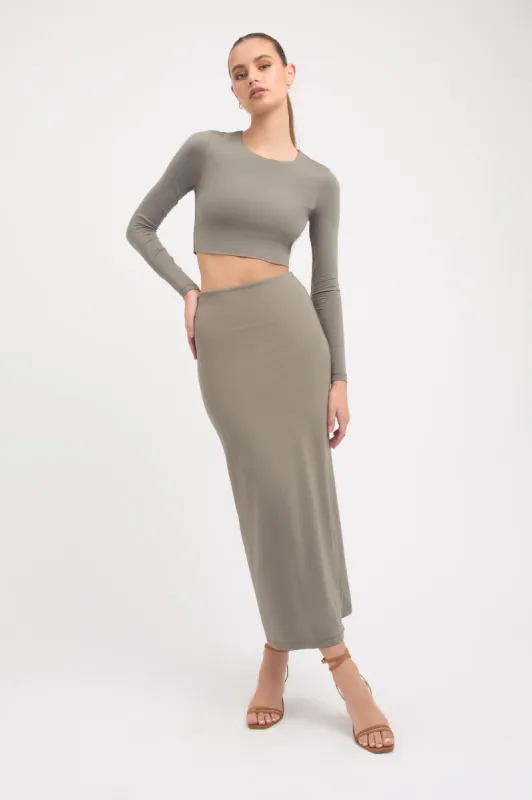 Lulu Midi Skirt sold by Kookai