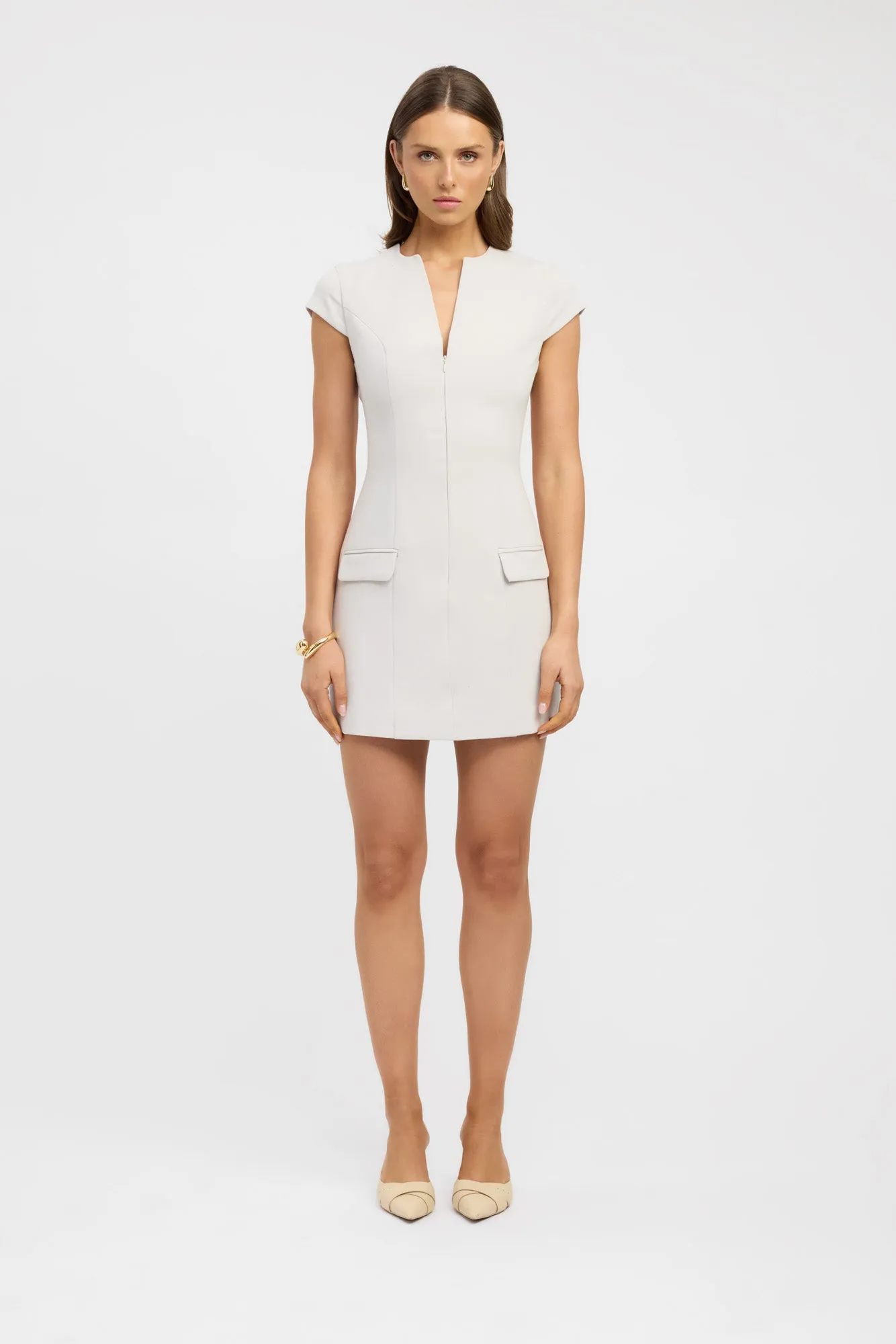 erika mini dress Erika Bowknot Crystal-embellished Mini Dress