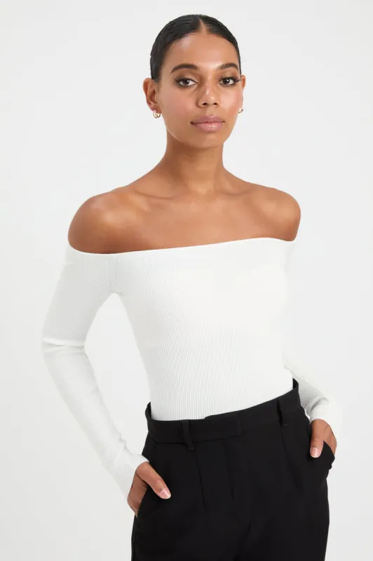 Lola Off Shoulder Top sold by Kookai