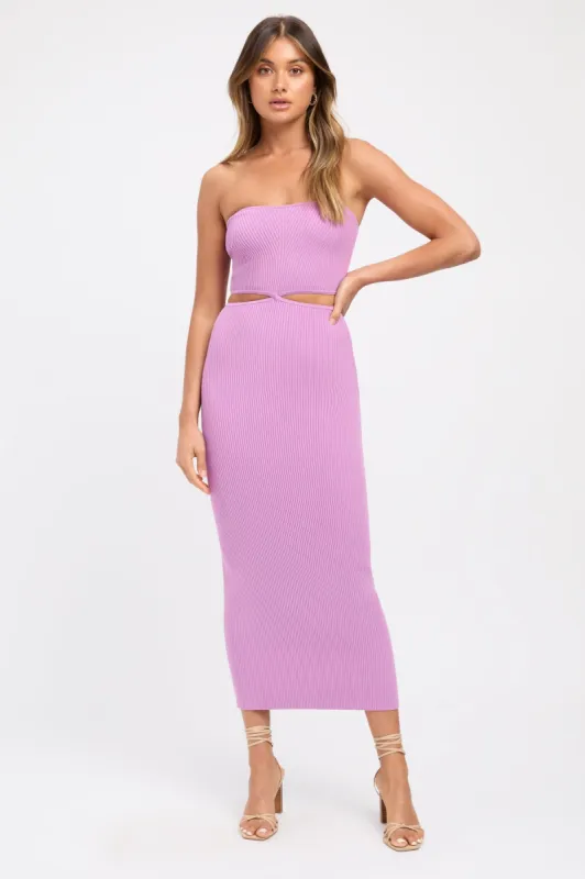 Lola Strapless Midi Dress sold by Kookai
