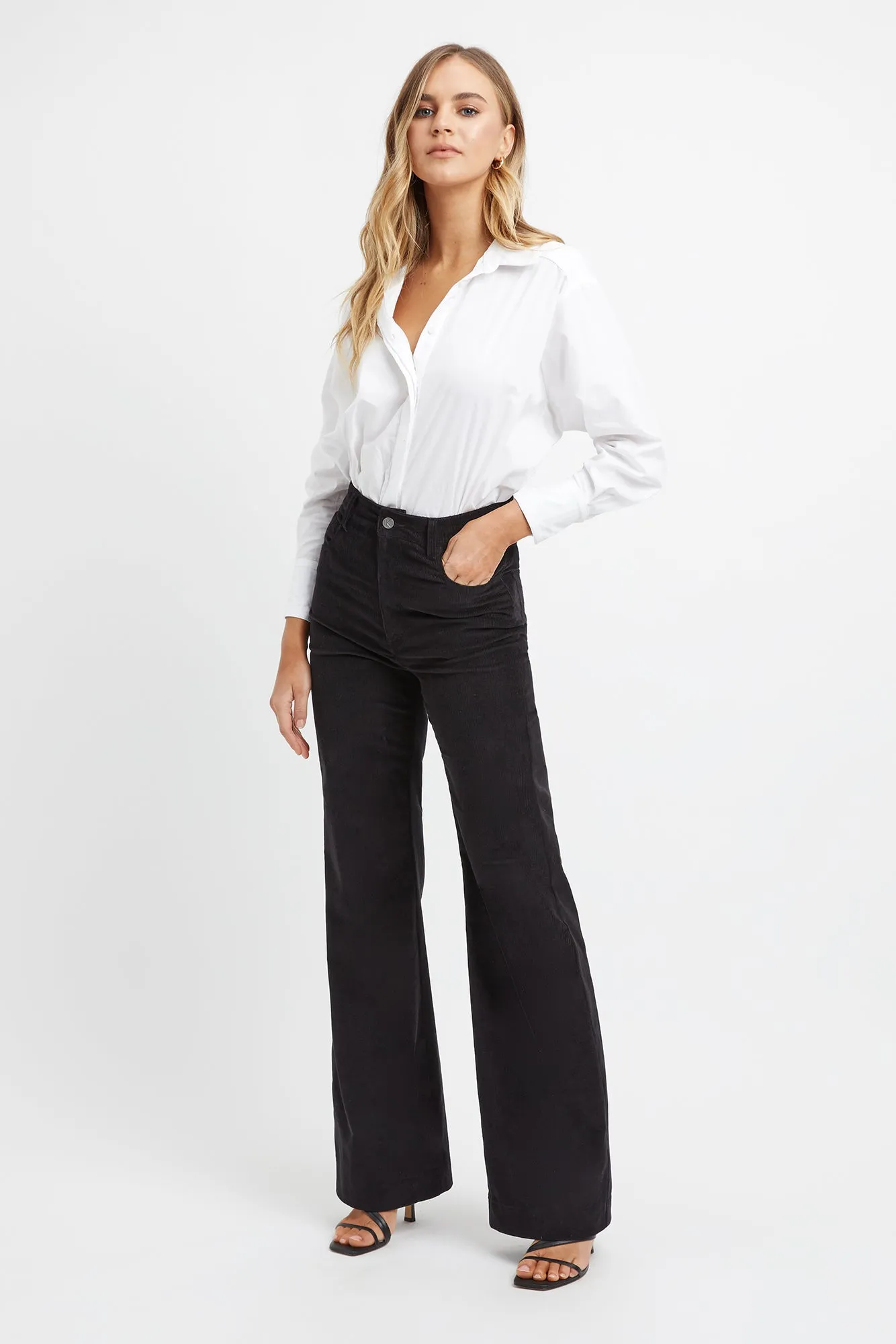 Wide Leg Cord Pant sold by Kookai