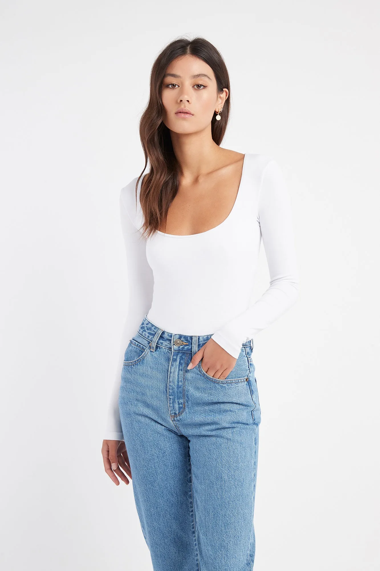 Riley Scoop Top sold by Kookai