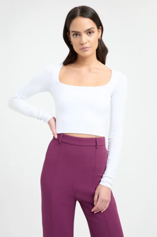 Jordie Long Sleeve Crop sold by Kookai