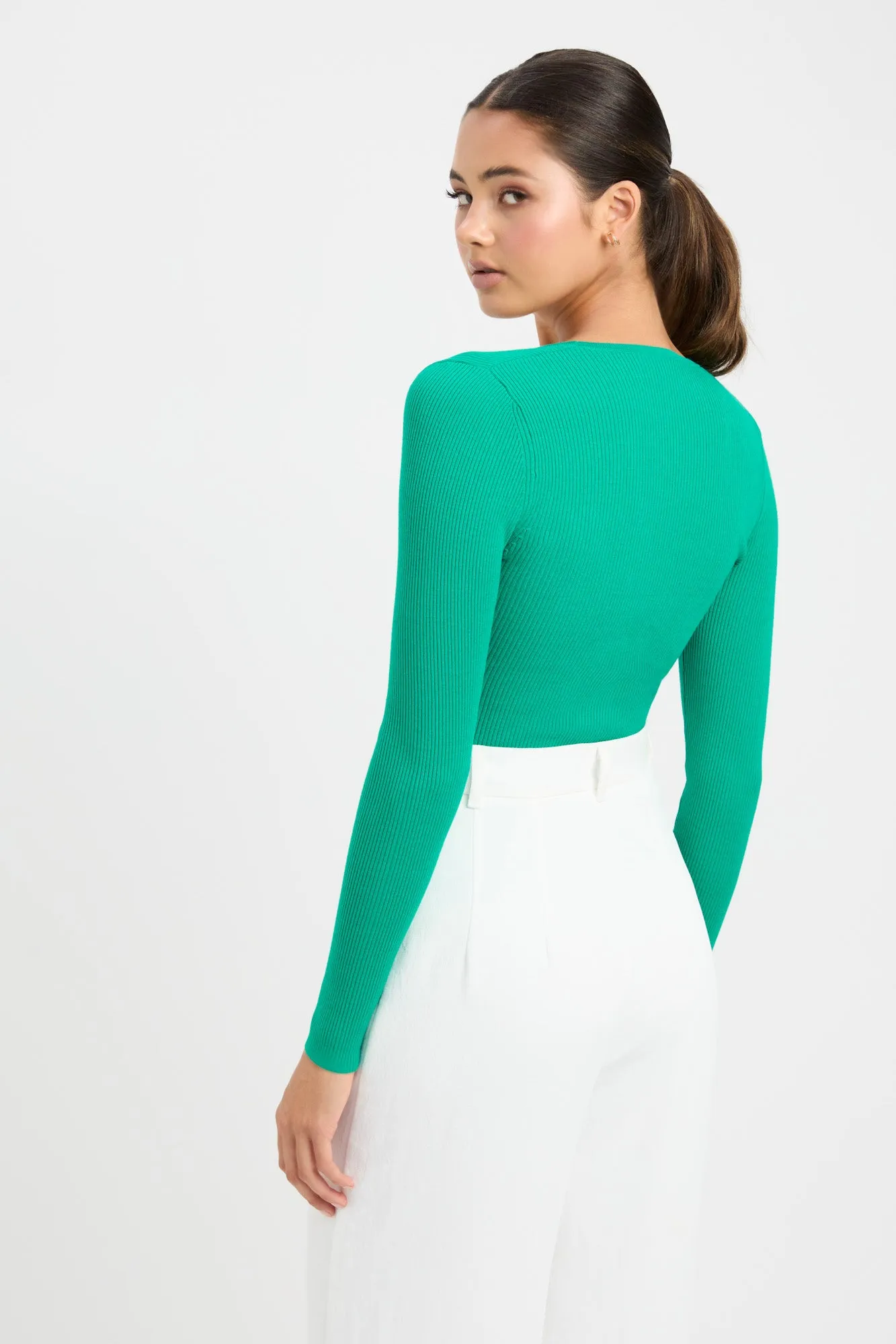Lola Scoop Long Sleeve Top sold by Kookai product image thumbnail 2