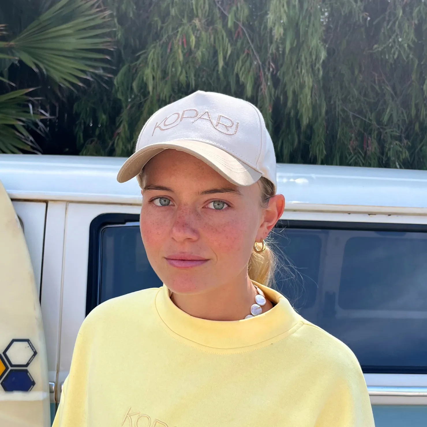 Kopari Embroidered Trucker Hat sold by Kopari product image thumbnail 3