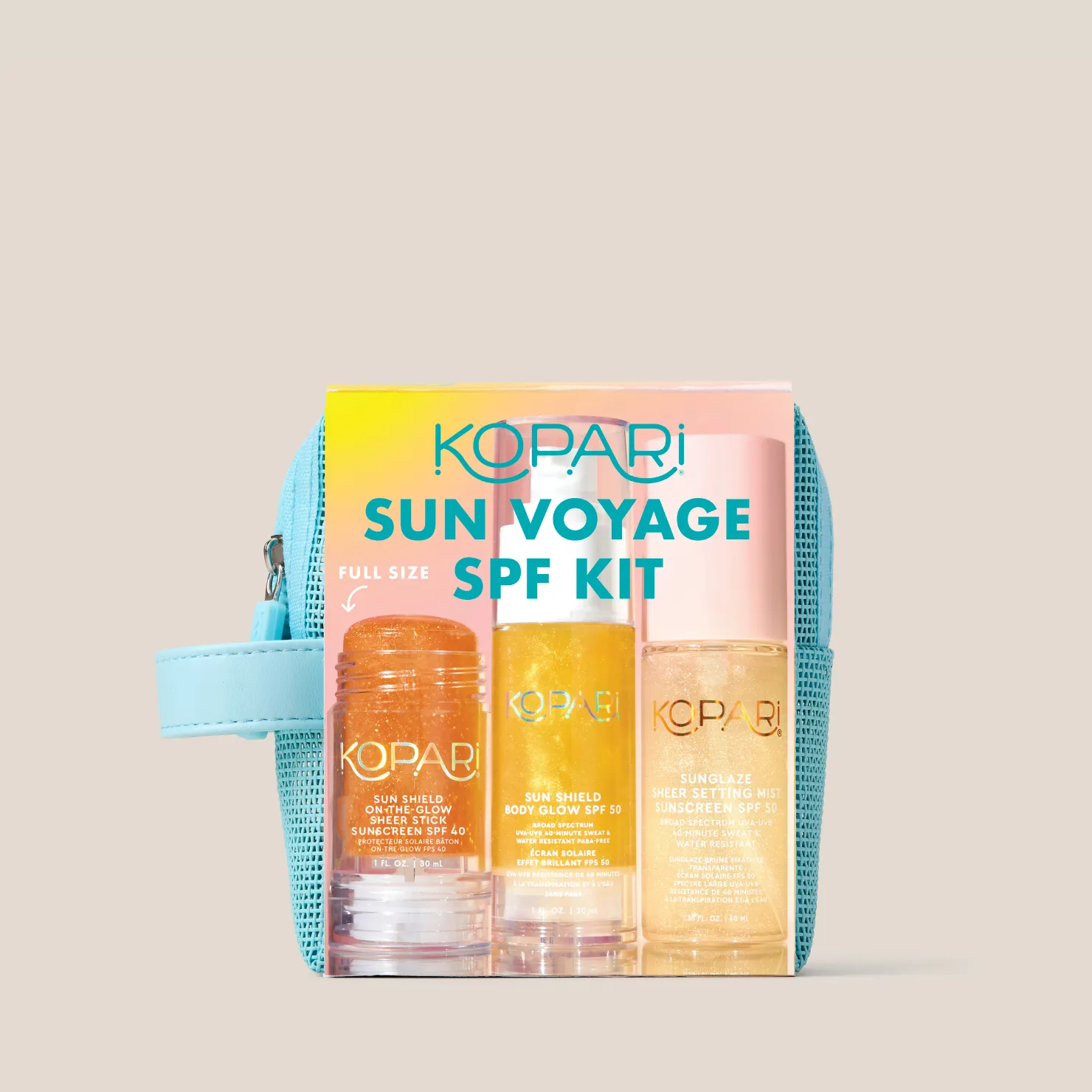 Sun Voyage SPF Kit sold by Kopari
