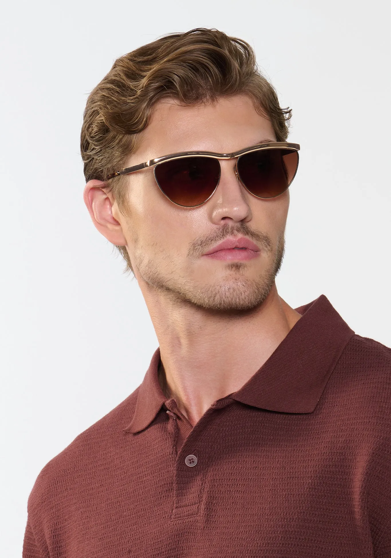 HEIDI | 12K Matte Black Fade Chroma + Blonde Venezia sold by KREWE product image thumbnail 5