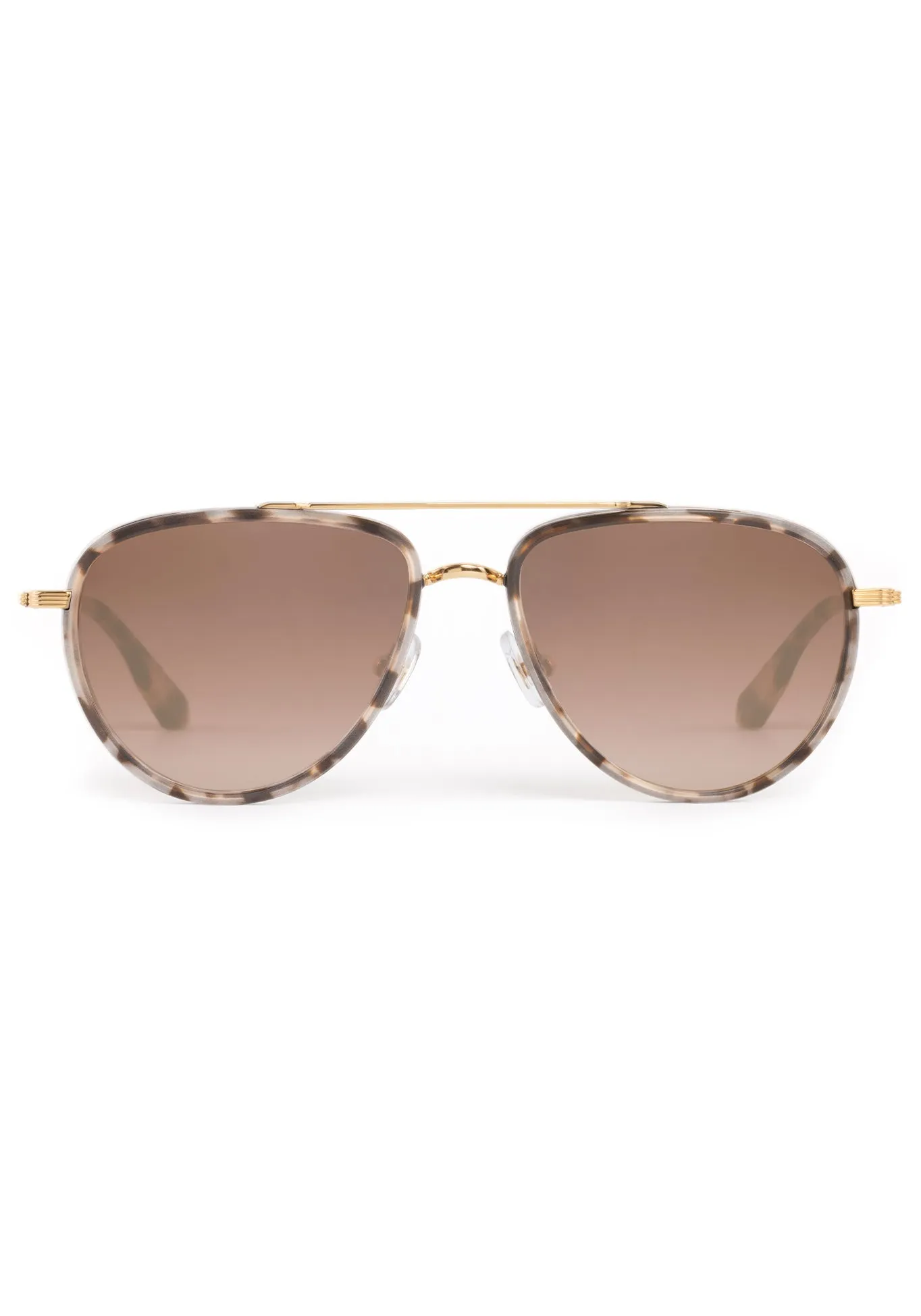 COLEMAN | 24K Matte Black + Matte Sunday Tortoise Mirrored sold by KREWE
