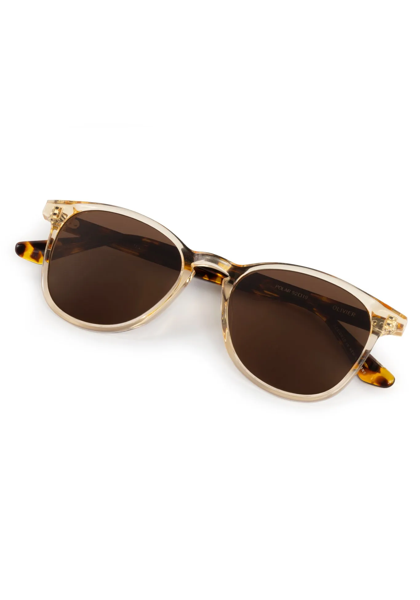 OLIVIER | Champagne + Rue Tortoise Polarized sold by KREWE product image thumbnail 4
