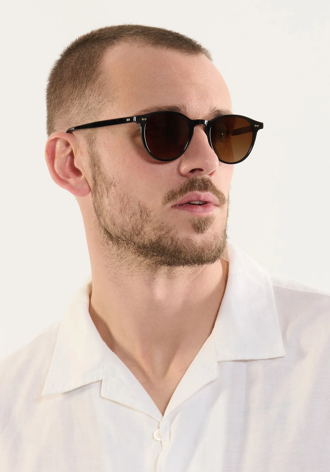LANDRY | Black + Black Tea Polarized sold by KREWE product image thumbnail 2