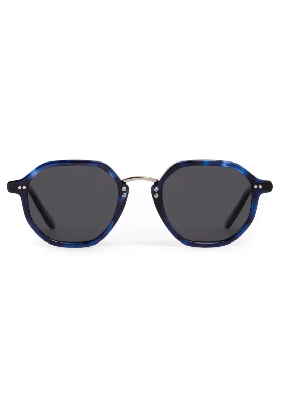 DAKOTA | Indigo Tortoise Silver Polarized sold by KREWE