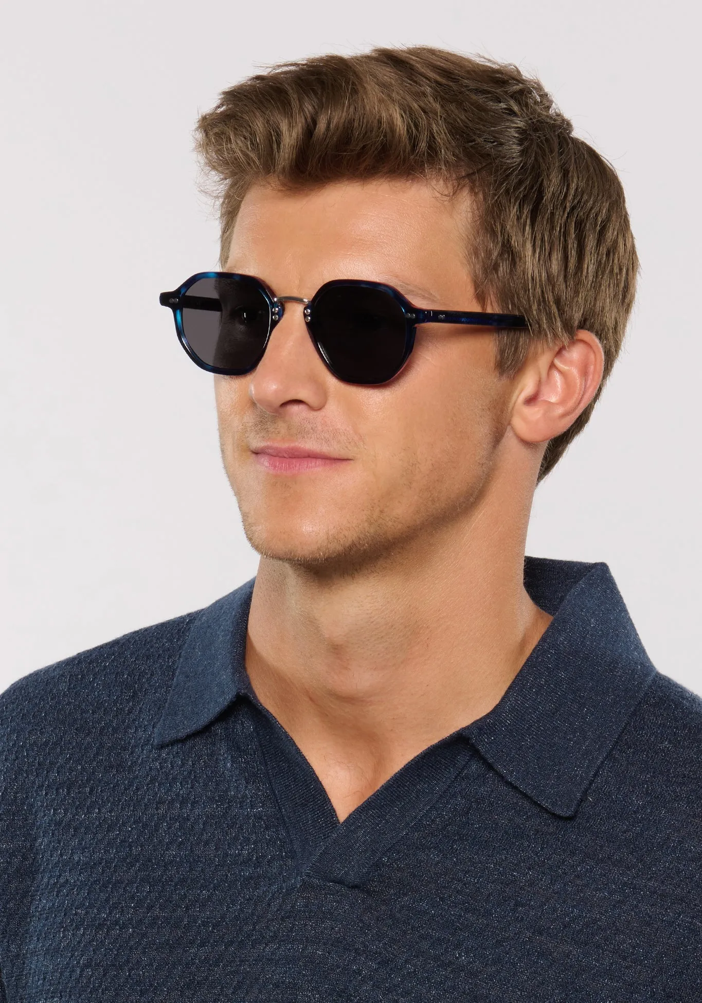 DAKOTA | Indigo Tortoise Silver Polarized sold by KREWE product image thumbnail 2