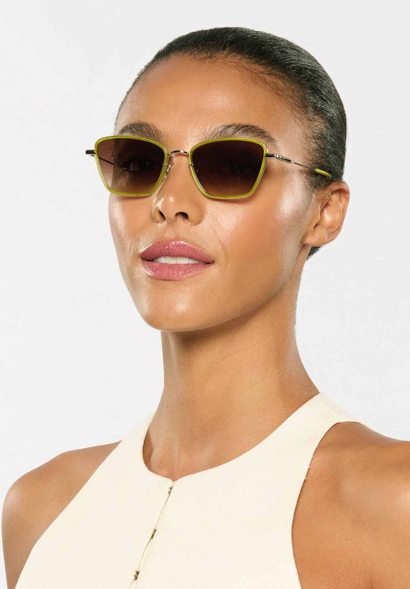 BELLA | Silver + Chartreuse sold by KREWE product image thumbnail 2