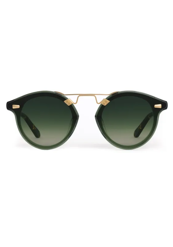 STL NYLON | Bottle Green + Zulu 18K sold by KREWE