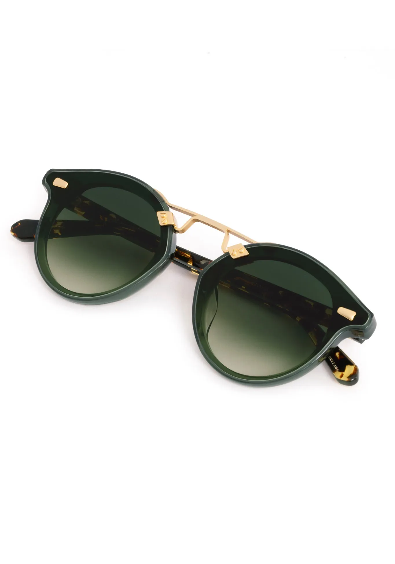 STL NYLON | Bottle Green + Zulu 18K sold by KREWE product image thumbnail 4