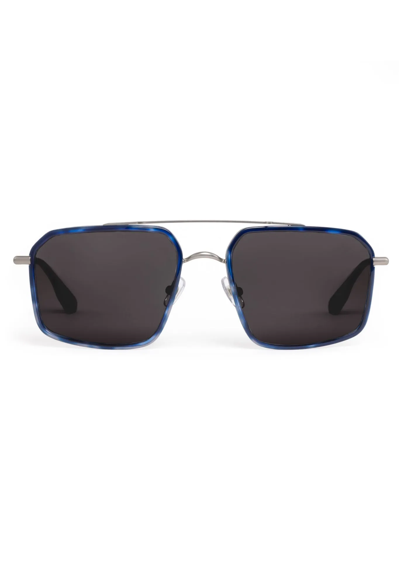 SUMMIT | Matte Raw Stainless Steel + Indigo Tortoise sold by KREWE