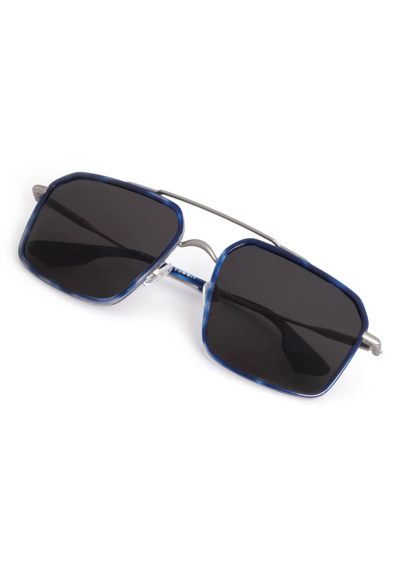 SUMMIT | Matte Raw Stainless Steel + Indigo Tortoise sold by KREWE product image thumbnail 4