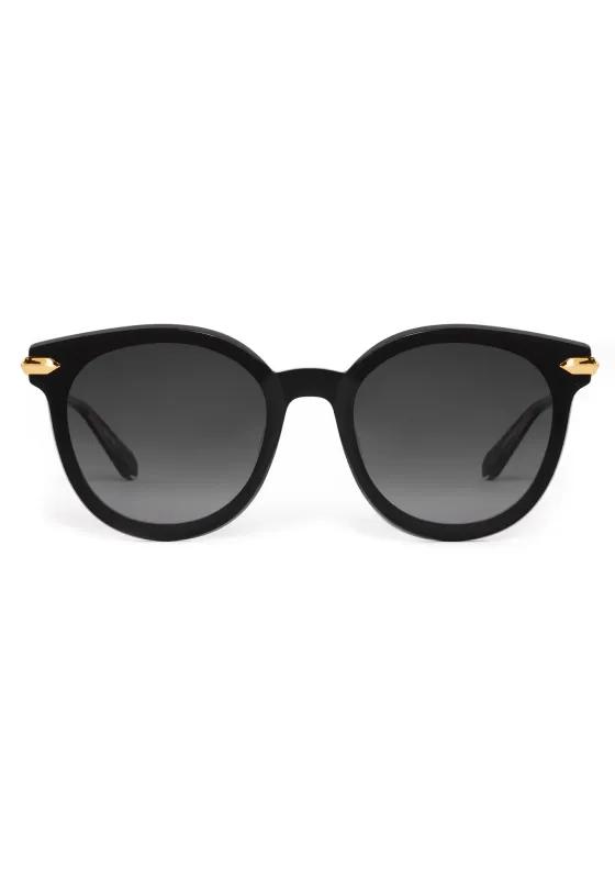 COLETTE NYLON | Black + Black and Crystal 24K sold by KREWE