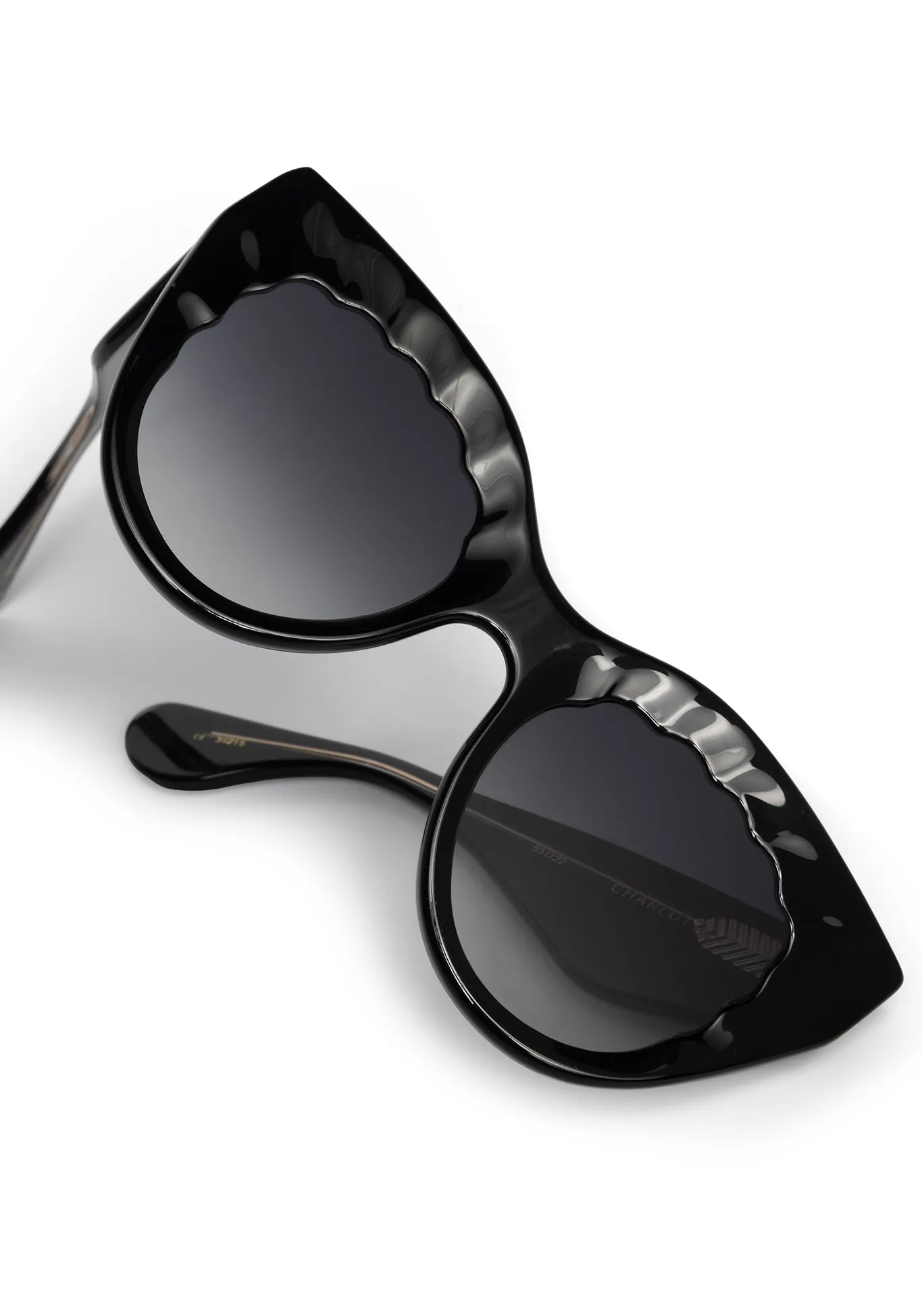 CHARLOTTE | Black + Black and Crystal sold by KREWE product image thumbnail 3