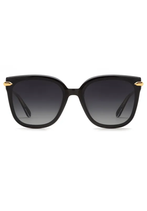 DEDE NYLON | Black + Black and Crystal 24K sold by KREWE