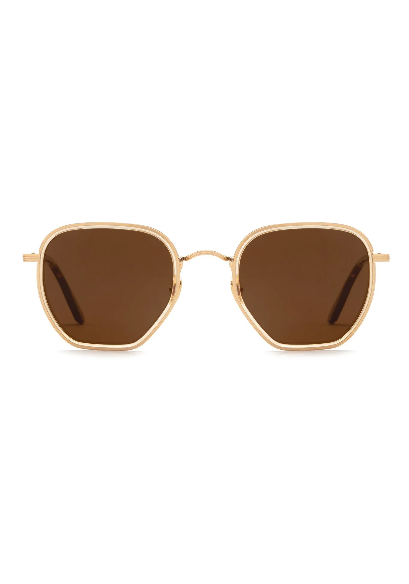 PASCAL | 18K Titanium + Champagne + Rue Tortoise Polarized sold by KREWE