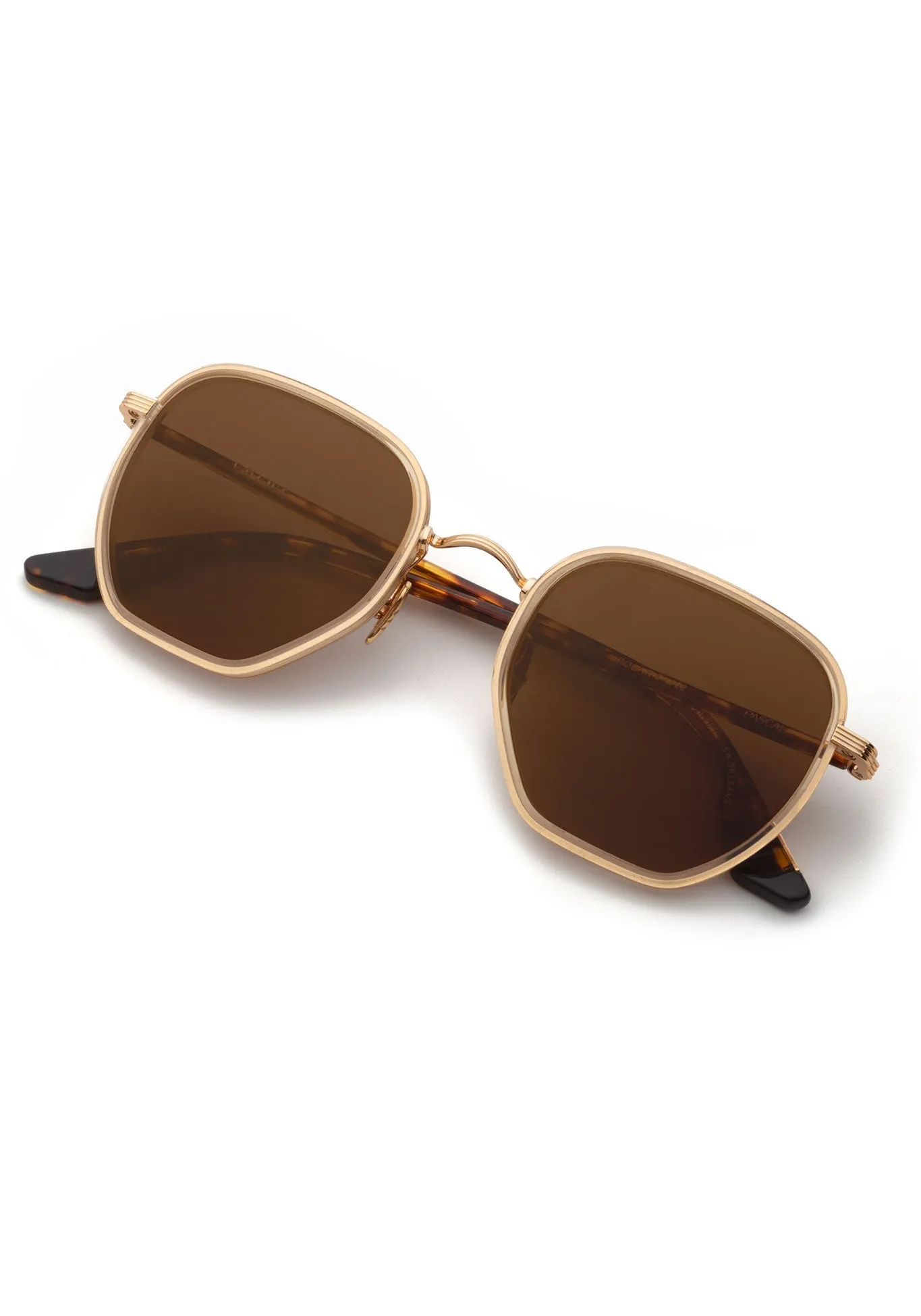 PASCAL | 18K Titanium + Champagne + Rue Tortoise Polarized sold by KREWE product image thumbnail 4