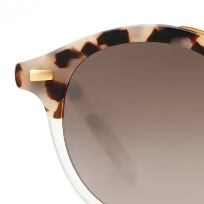ST. LOUIS MIRRORED | Matte Oyster to Crystal Mirror Polarized 24K sold by KREWE product image thumbnail 5