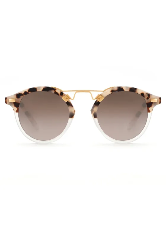 ST. LOUIS MIRRORED | Matte Oyster to Crystal Mirror Polarized 24K made by KREWE
