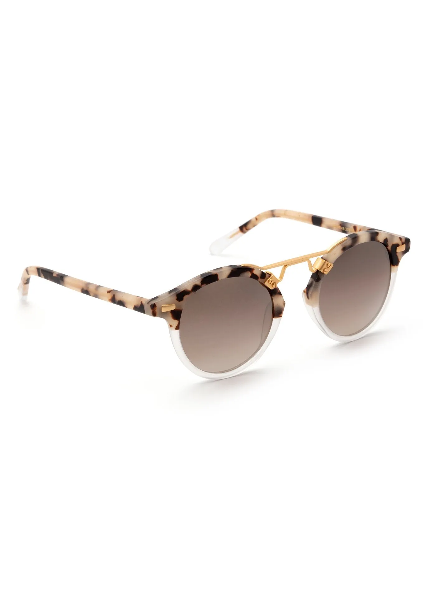 ST. LOUIS MIRRORED | Matte Oyster to Crystal Mirror Polarized 24K sold by KREWE product image thumbnail 3