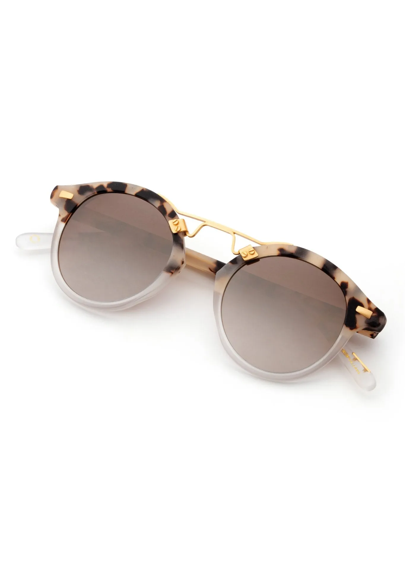 ST. LOUIS MIRRORED | Matte Oyster to Crystal Mirror Polarized 24K sold by KREWE product image thumbnail 4