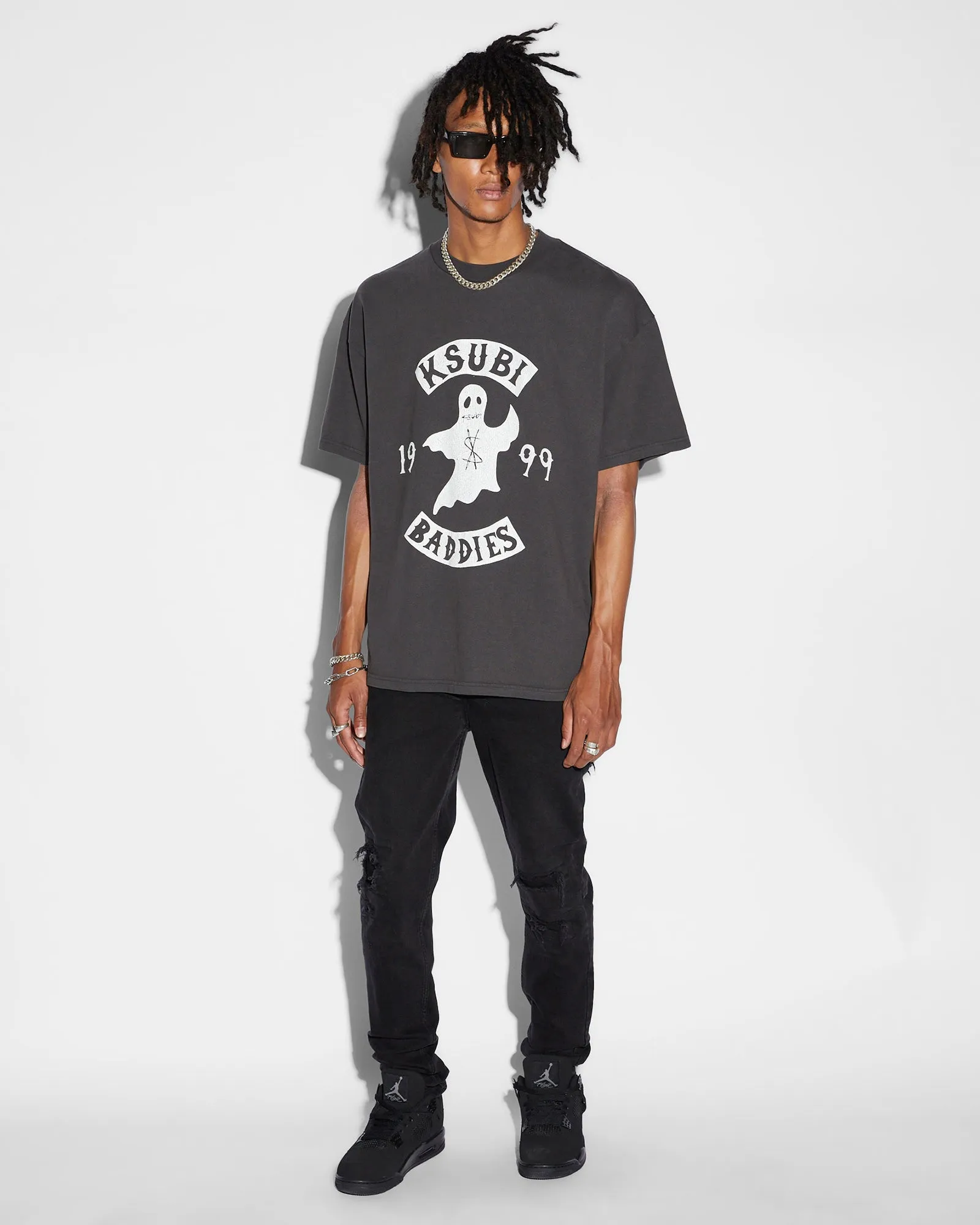BADDIES EKCESS SS TEE FADED BLACK sold by Ksubi product image thumbnail 2