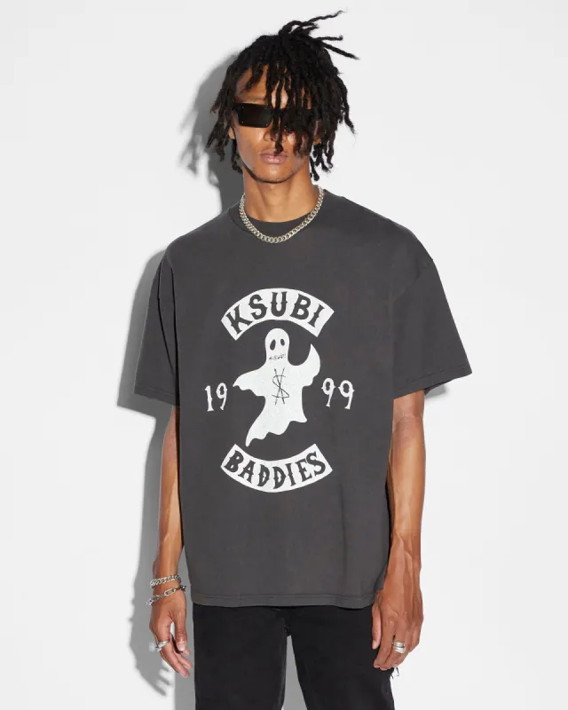 BADDIES EKCESS SS TEE FADED BLACK sold by Ksubi