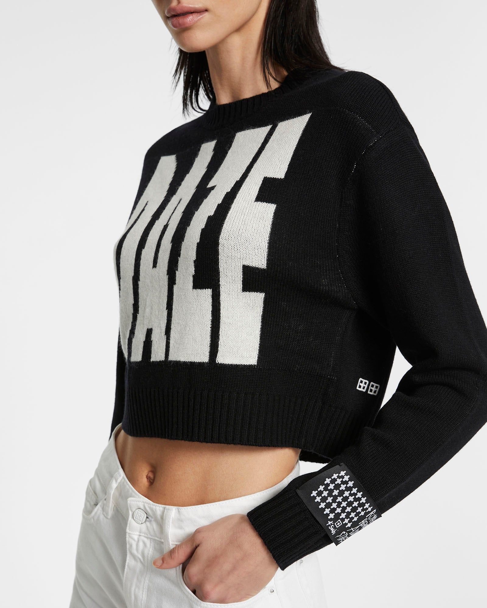 DAZE SHRUNKEN KNIT BLACK sold by Ksubi product image thumbnail 8