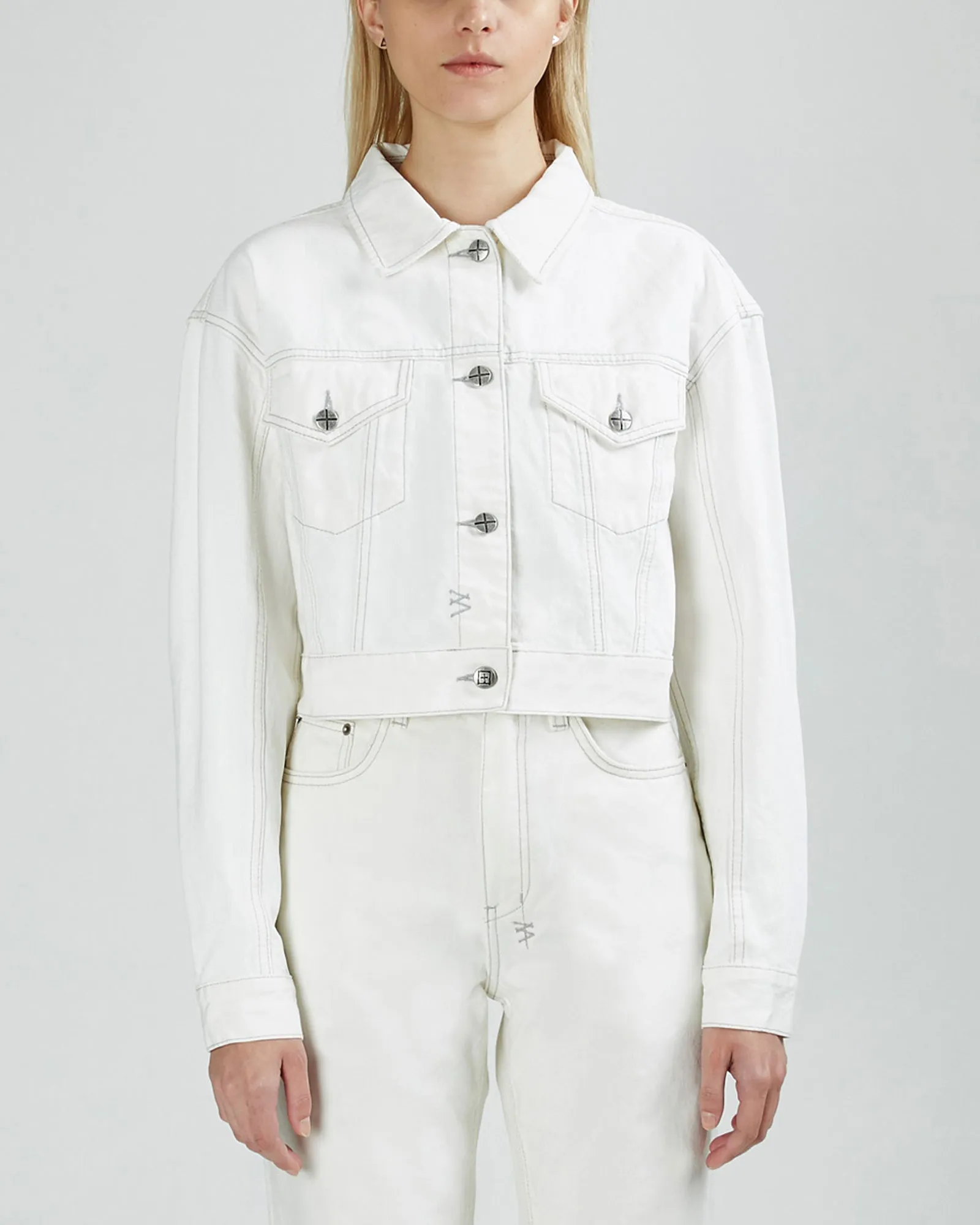 JETT JACKET CHALK sold by Ksubi