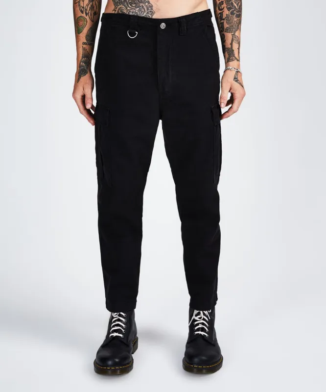 KRAFT CARGO PANT BLACK sold by Ksubi
