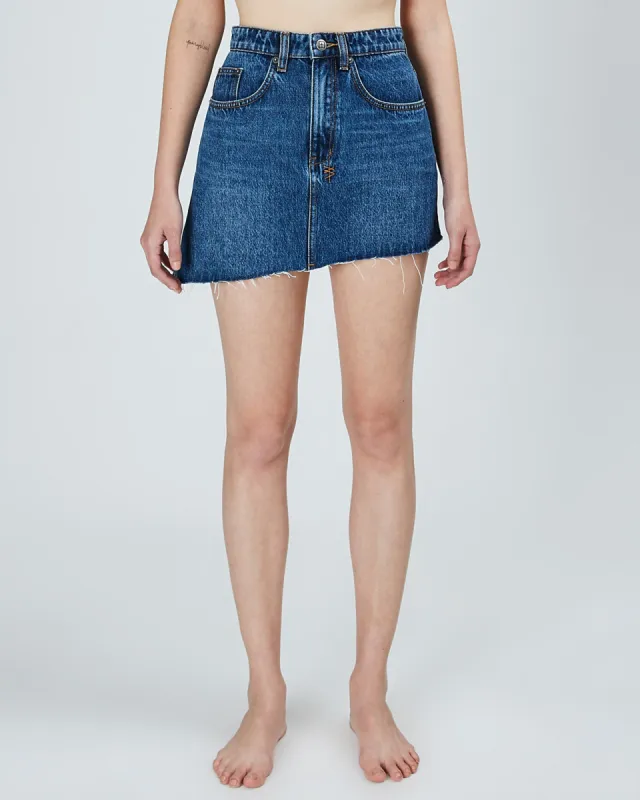 SLOANE SKIRT KULT BLUE made by Ksubi